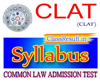 clat Syllabus 2022 class LLB, BL, LLM